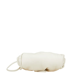 ボッテガヴェネタ ミニ ザ ポーチ ショルダーバッグ アイボリー レザー レディース BOTTEGAVENETA 【中古】