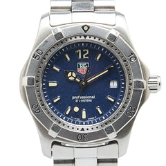 タグホイヤー 2000シリーズ 腕時計 WK1313 クオーツ ネイビー文字盤 ステンレススチール レディース TAG HEUER 【中古】
