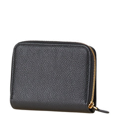 バレンシアガ 二つ折り財布 コンパクトウォレット 650871 ブラック レザー レディース BALENCIAGA 【中古】