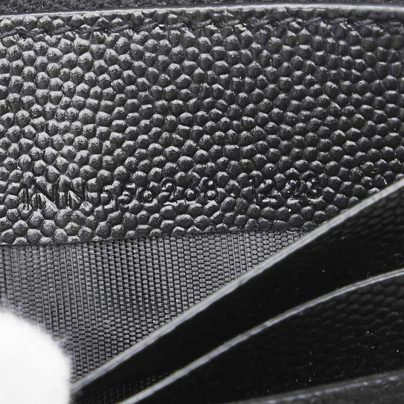サンローラン イーストウエスト 二つ折り財布 コンパクトウォレット 556268 ブラック レザー メンズ SAINT LAURENT 【中古】