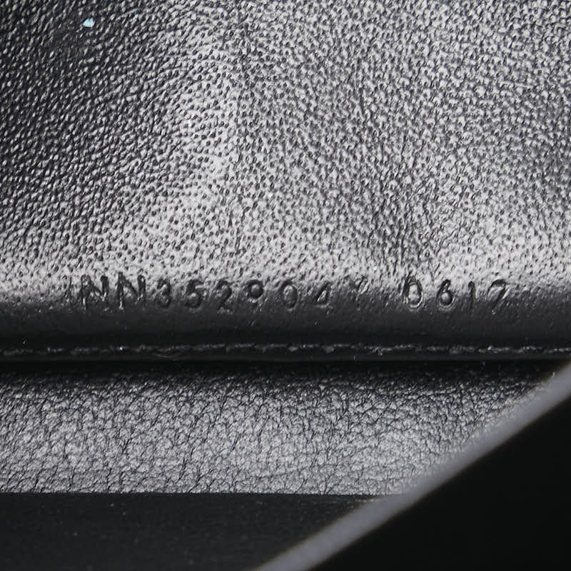 サンローラン YSLロゴ 長財布 352904 ブラック レザー レディース SAINT LAURENT 【中古】