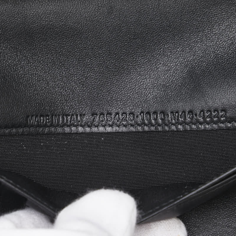 バレンシアガ モナコ 長財布 765428 ブラック レザー レディース BALENCIAGA 【中古】