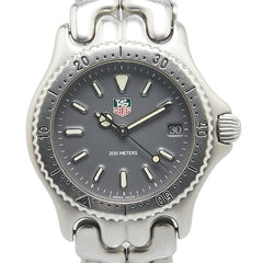 タグホイヤー セル 腕時計 S99.213M クオーツ グレー文字盤 ステンレススチール メンズ TAG HEUER 【中古】