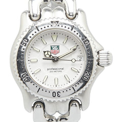 タグホイヤー セル 腕時計 WG1412-0 クオーツ ホワイト文字盤 ステンレススチール レディース TAG HEUER 【中古】