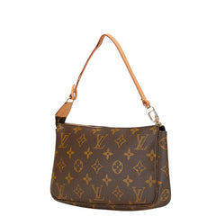 ルイ ヴィトン モノグラム ポシェット アクセソワール ショルダーバッグ M51980 ブラウン PVC レザー レディース LOUIS VUITTON 【中古】