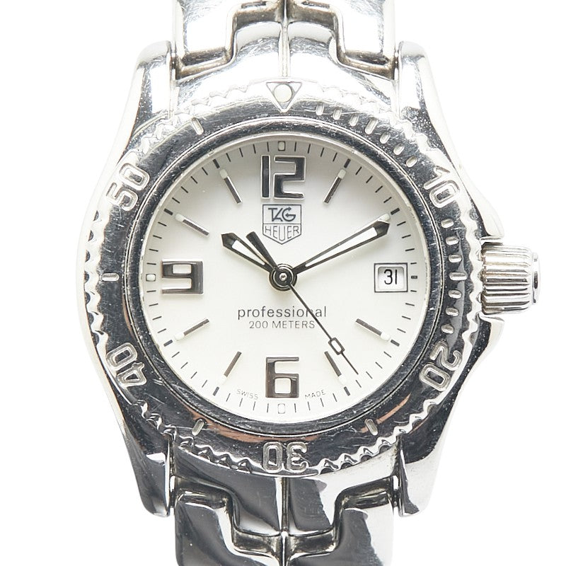 タグホイヤー リンク 腕時計 WT141A クオーツ シルバー文字盤 ステンレススチール レディース TAG HEUER 【中古】