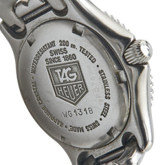 タグホイヤー セル 腕時計 WG131B クオーツ シルバー文字盤 ステンレススチール レディース TAG HEUER 【中古】