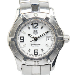 タグホイヤー プロフェッショナル200 腕時計 WN1311 クオーツ ホワイト文字盤 ステンレススチール レディース TAG HEUER 【中古】
