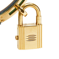 エルメス ケリーウォッチ 腕時計 クオーツ ゴールド文字盤 ステンレススチール クシュベル レディース HERMES 【中古】