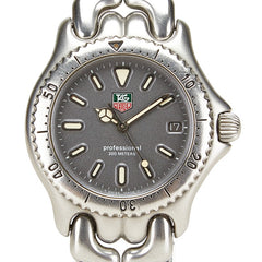 タグホイヤー セル 腕時計 S99.213 クオーツ グレー文字盤 ステンレススチール メンズ TAG HEUER 【中古】