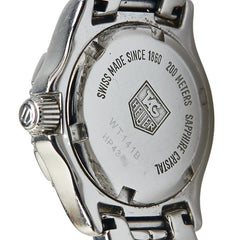 タグホイヤー リンク 腕時計 WT141B クオーツ パープル文字盤 ステンレススチール レディース TAG HEUER 【中古】