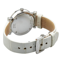 ティファニー アトラス ハートデイト 腕時計 Z1300.11.11A20A71A クオーツ ホワイト文字盤 ステンレススチール レザー レディース TIFFANY&Co. 【中古】