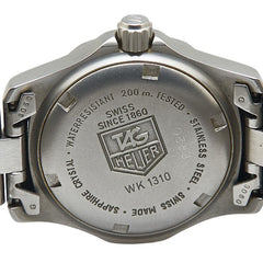 タグホイヤー 2000シリーズ 腕時計 WK1310 クオーツ ブラック文字盤 ステンレススチール レディース TAG HEUER 【中古】