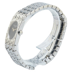 ディオール ミスディオール 腕時計 D70-100 クオーツ ブラック文字盤 ステンレススチール レディース Dior 【中古】