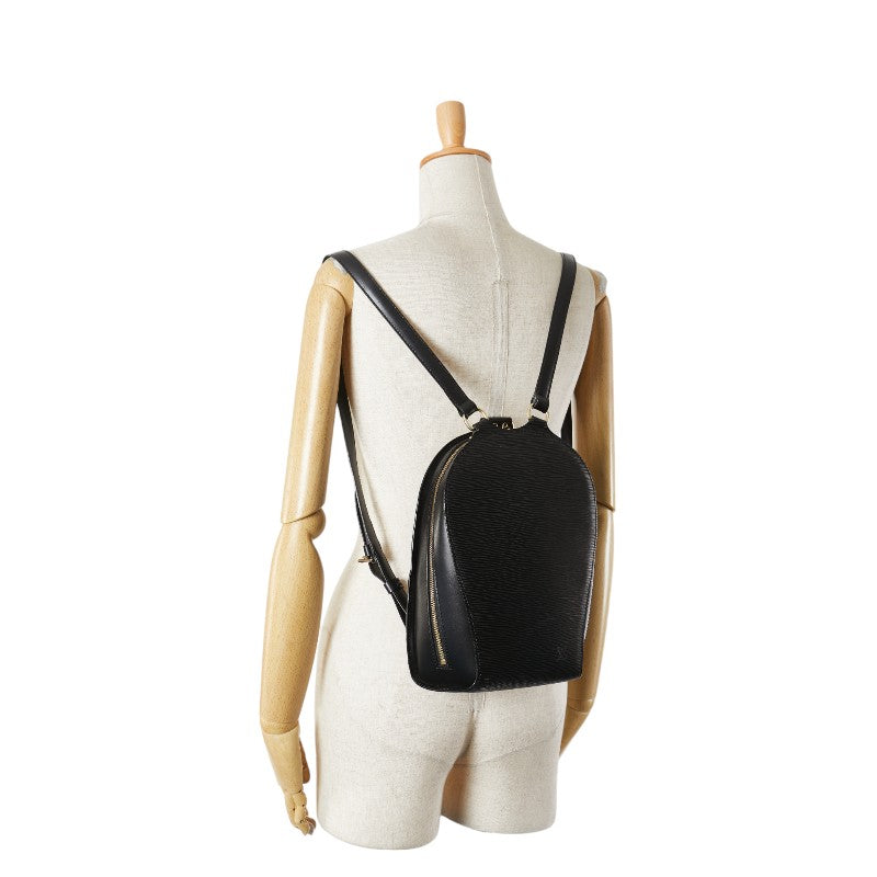 ルイ ヴィトン エピ マビヨン リュック バックパック M52232 ノワール ブラック レザー レディース LOUIS VUITTON 【中古】