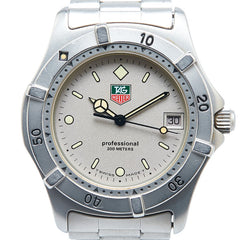 タグホイヤー 2000シリーズ 腕時計 962.206-2 クオーツ シルバー文字盤 ステンレススチール メンズ TAG HEUER 【中古】