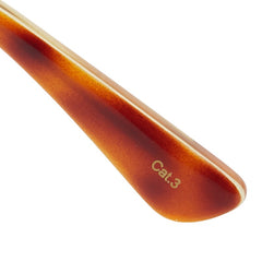 グッチ ロゴ UVカット ハーフリム クリングスタイプ アイウェア サングラス GG0382S ブラウン プラスチック レディース GUCCI 【中古】