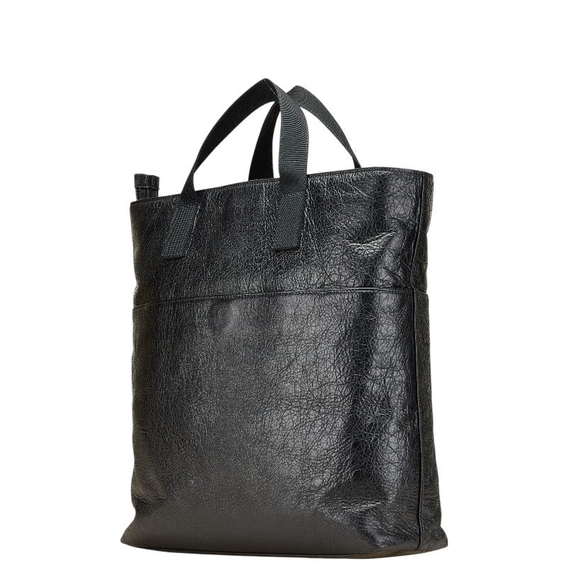 バレンシアガ エクスプローラー ショルダーバッグ ハンドバッグ 2WAY 638804 ブラック レザー レディース BALENCIAGA 【中古】