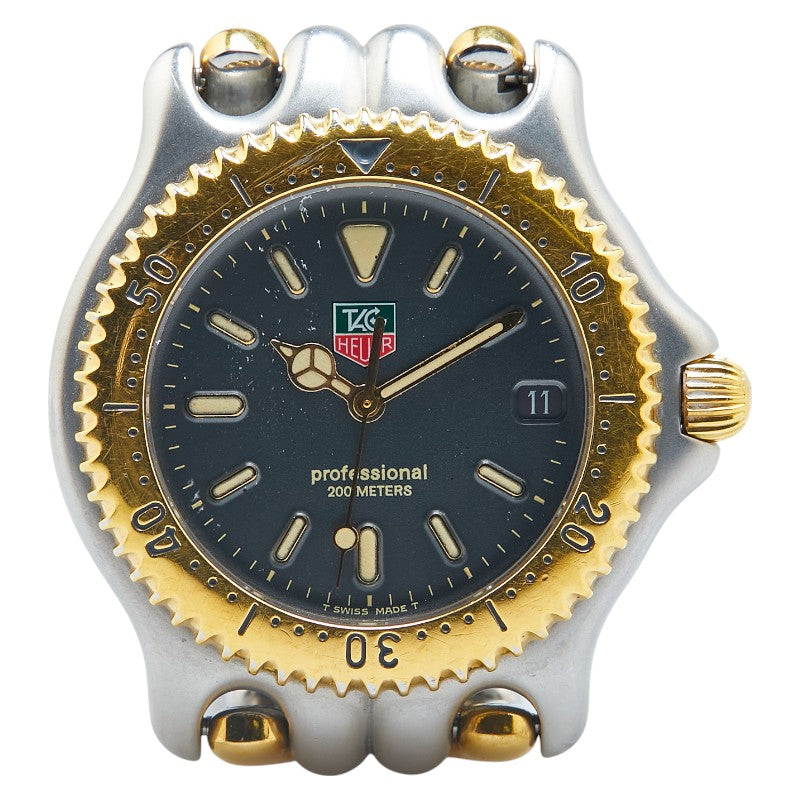 タグホイヤー セル 腕時計 S95.206K クオーツ グレー文字盤 ステンレススチール メッキ メンズ TAG HEUER 【中古】