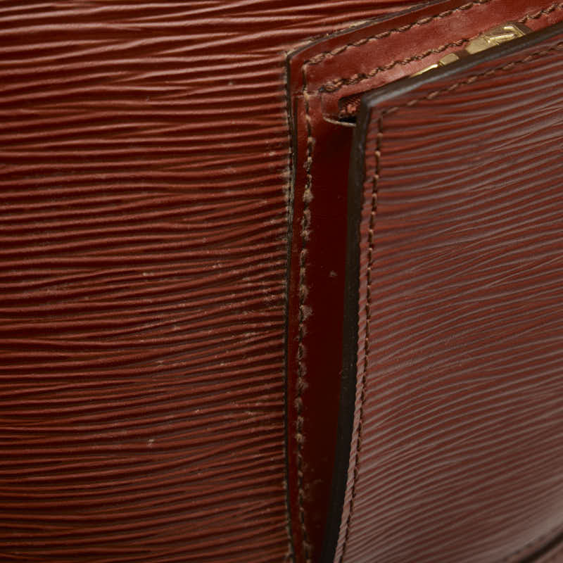 ルイ ヴィトン エピ ゴブラン リュック バックパック M52293 ケニアブラウン レザー レディース LOUIS VUITTON 【中古】