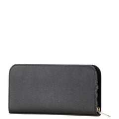 サンローラン 長財布 ラウンドファスナー ブラック レザー メンズ SAINT LAURENT 【中古】