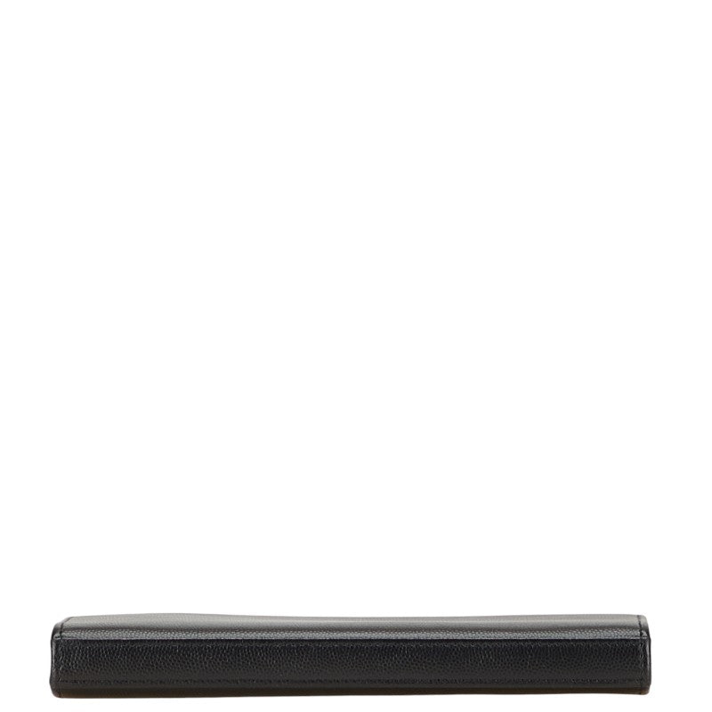 サンローラン 長財布 ラウンドファスナー ブラック レザー メンズ SAINT LAURENT 【中古】