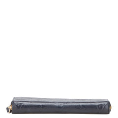 ルイ ヴィトン モノグラム アンプラント ジッピーウォレット ラウンドファスナー 長財布 M61864 ノワール レザー レディース LOUIS VUITTON 【中古】