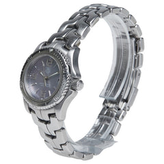 タグホイヤー リンク シェル文字盤 腕時計 WT141E クオーツ パープル文字盤 ステンレススチール レディース TAG HEUER 【中古】