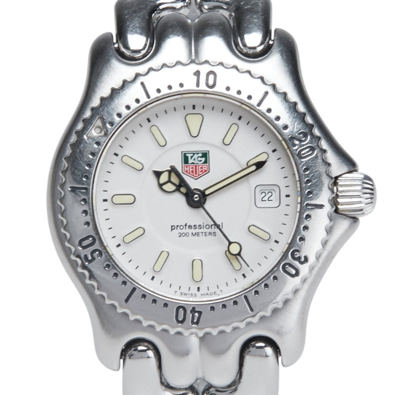 タグホイヤー セル 腕時計 WG1312-0 クオーツ ホワイト文字盤 ステンレススチール レディース TAG HEUER 【中古】