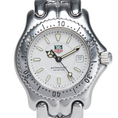 タグホイヤー セル 腕時計 WG1312-0 クオーツ ホワイト文字盤 ステンレススチール レディース TAG HEUER 【中古】