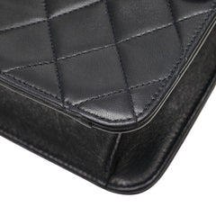 シャネル マトラッセ ココマーク 斜め掛け チェーン ショルダーバッグ 4番台 ブラック ラムスキン レディース CHANEL 【中古】