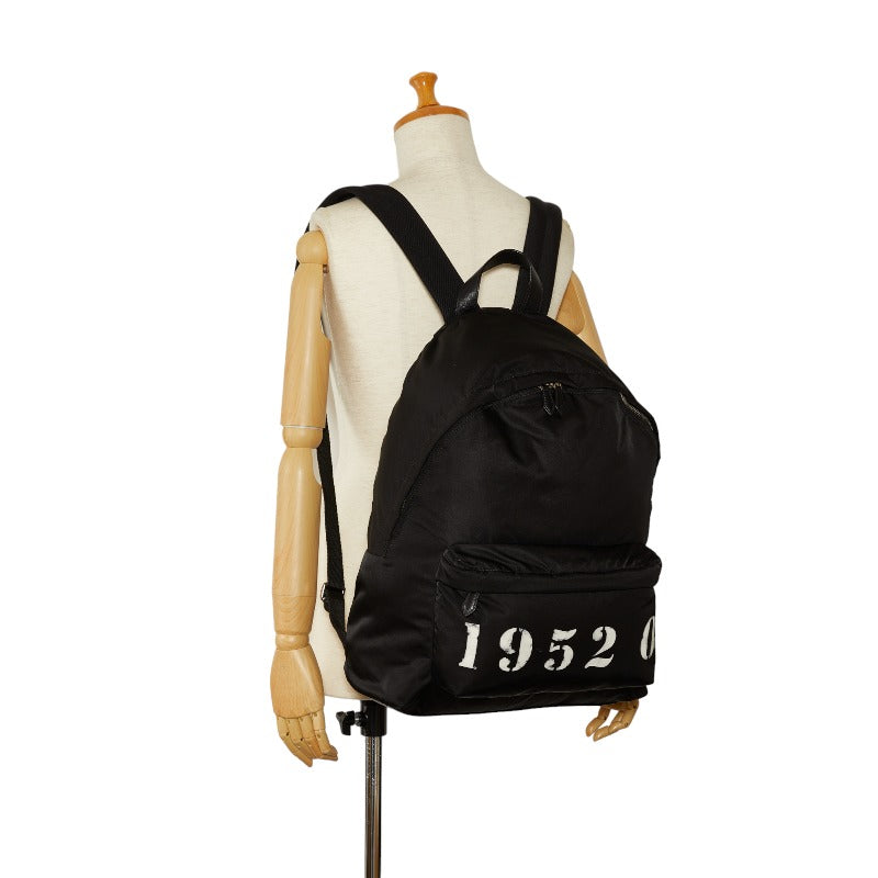 ジバンシー リュック バックパック ブラック ナイロン レザー メンズ Givenchy 【中古】