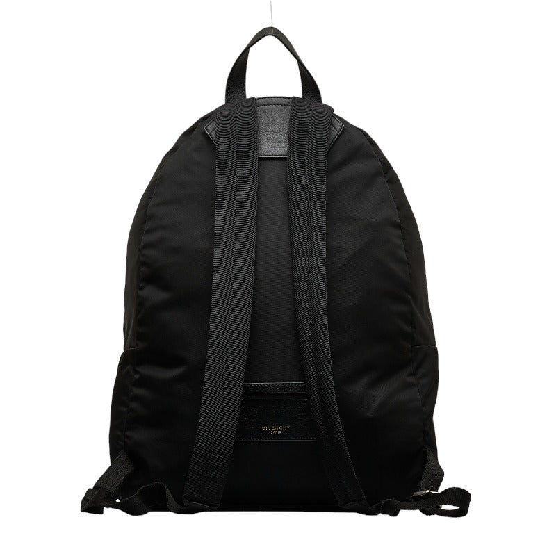 ジバンシー リュック バックパック ブラック ナイロン レザー メンズ Givenchy 【中古】