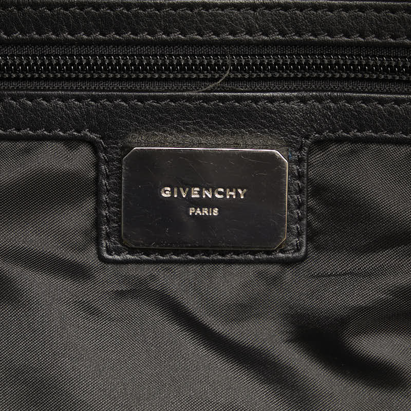 ジバンシー リュック バックパック ブラック ナイロン レザー メンズ Givenchy 【中古】