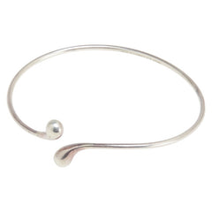 ティファニー ティアドロップ バングル SV925 シルバー レディース TIFFANY&Co. 【中古】