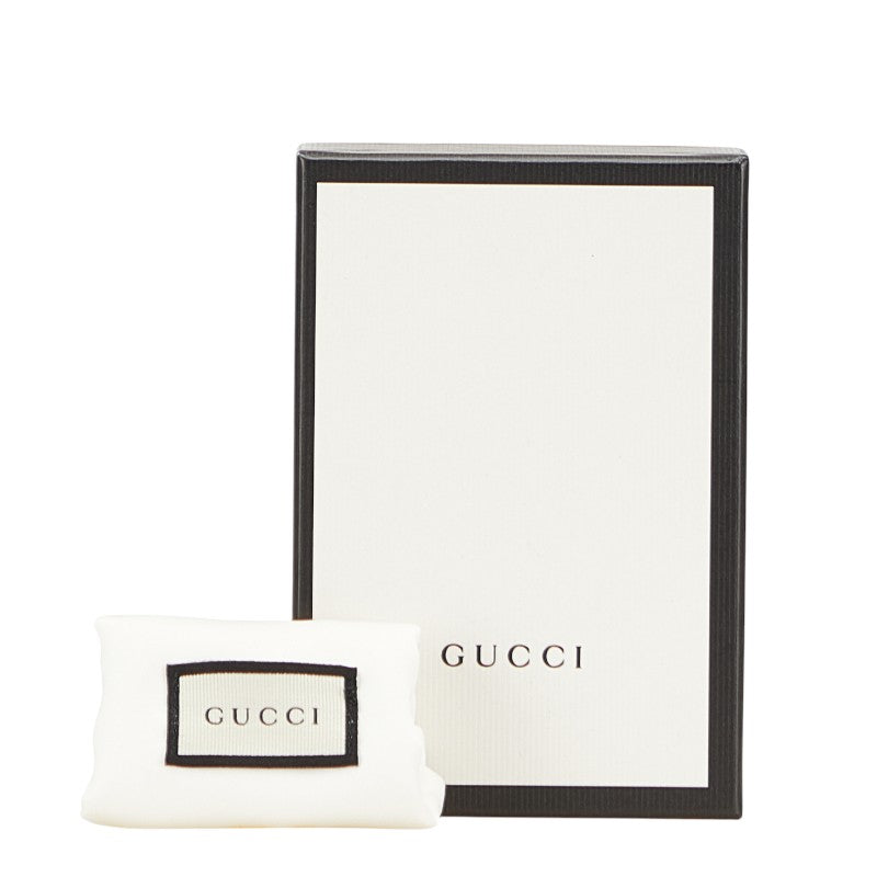 グッチ GGスプリーム チェリー 二つ折り財布 コンパクトウォレット 476050 ベージュ レッド PVC レザー レディース GUCCI 【中古】