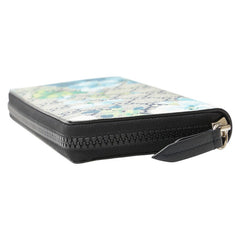 グッチ GGブルーム GGスプリーム ラウンドファスナー 長財布 546355 ベージュ ブルー系 PVC レディース GUCCI 【中古】