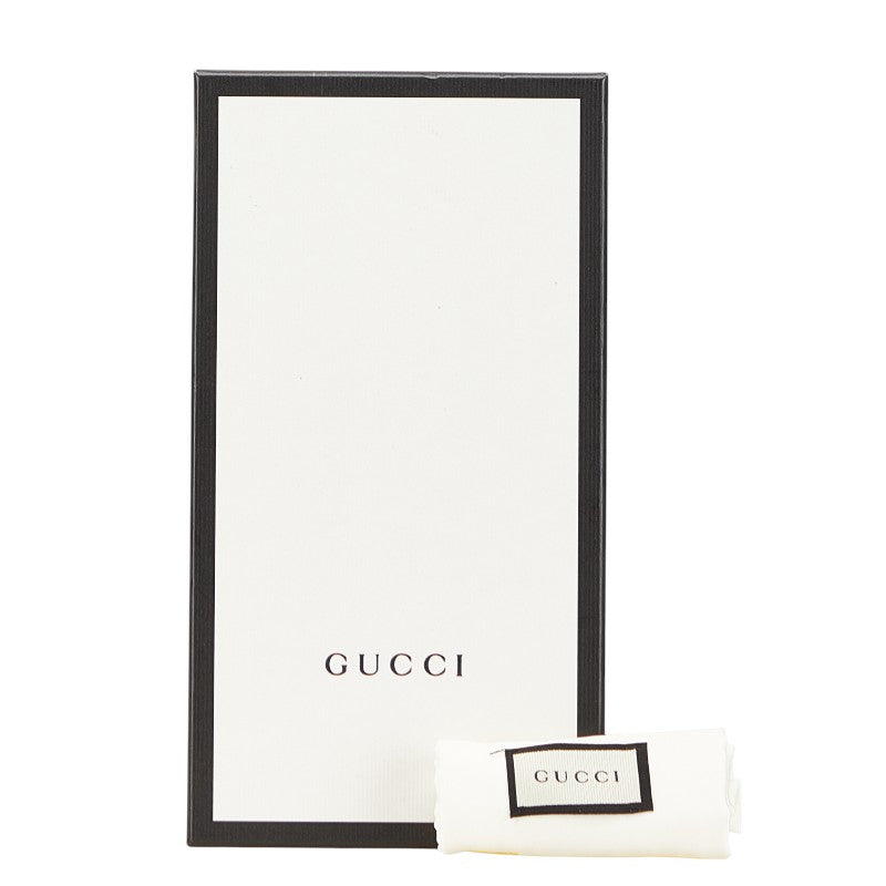 グッチ GGブルーム GGスプリーム ラウンドファスナー 長財布 546355 ベージュ ブルー系 PVC レディース GUCCI 【中古】