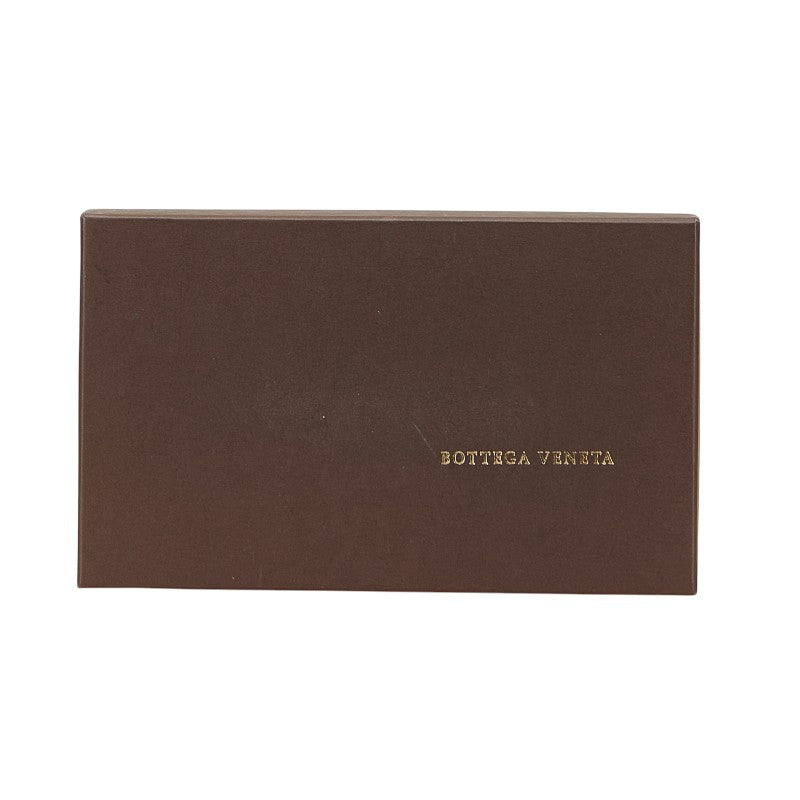 ボッテガヴェネタ イントレチャート 長財布 ブラウン レザー メンズ BOTTEGAVENETA 【中古】