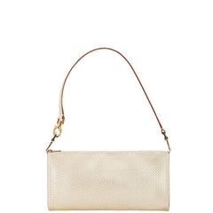サルヴァトーレフェラガモ ガンチーニ ハンドバッグ ベージュ レザー レディース Salvatore Ferragamo 【中古】