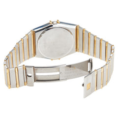 オメガ コンステレーション デイデイト 腕時計 クオーツ ゴールド文字盤 ステンレススチール メッキ メンズ OMEGA 【中古】