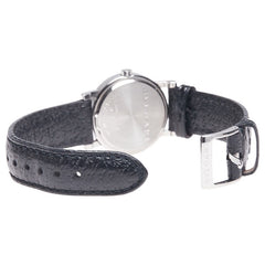 ブルガリ ブルガリブルガリ 腕時計 BB26SL クオーツ ブラック文字盤 ステンレススチール レザー レディース BVLGARI 【中古】