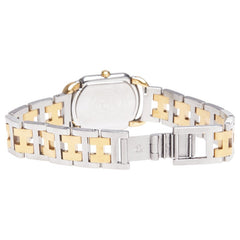 エルメス ラリー 腕時計 クオーツ ホワイト文字盤 ステンレススチール メッキ レディース HERMES 【中古】