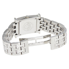 エルメス Hウォッチ 腕時計 HH1.210 クオーツ ブラック文字盤 ステンレススチール レディース HERMES 【中古】