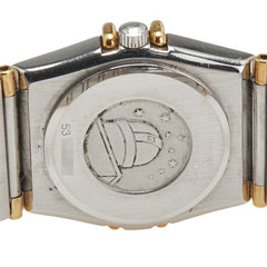 オメガ コンステレーション 腕時計 クオーツ ゴールド文字盤 ステンレススチール メッキ レディース OMEGA 【中古】