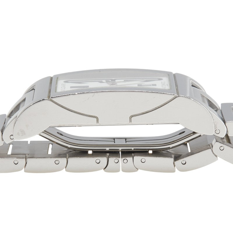 ブルガリ レッタンゴロ 腕時計 RT45S 自動巻き ホワイト文字盤 ステンレススチール メンズ BVLGARI 【中古】