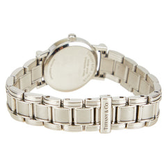 ティファニー ヴィンテージ 旧型 アトラス 腕時計 クオーツ ブラック文字盤 ステンレススチール レディース TIFFANY&Co. 【中古】