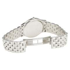 ティファニー クラシック 腕時計 クオーツ ホワイト文字盤 ステンレススチール メンズ TIFFANY&Co. 【中古】