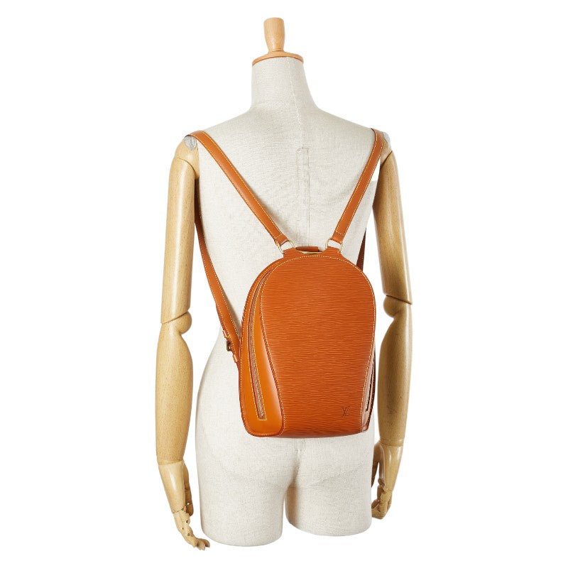ルイ ヴィトン エピ マビヨン リュック バックパック M52238 ジパングゴールド ブラウン レザー レディース LOUIS VUITTON 【中古】