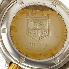 タグホイヤー プロフェッショナル 200M 腕時計 955.713G クオーツ シルバー文字盤 ステンレススチール メッキ メンズ TAG HEUER 【中古】